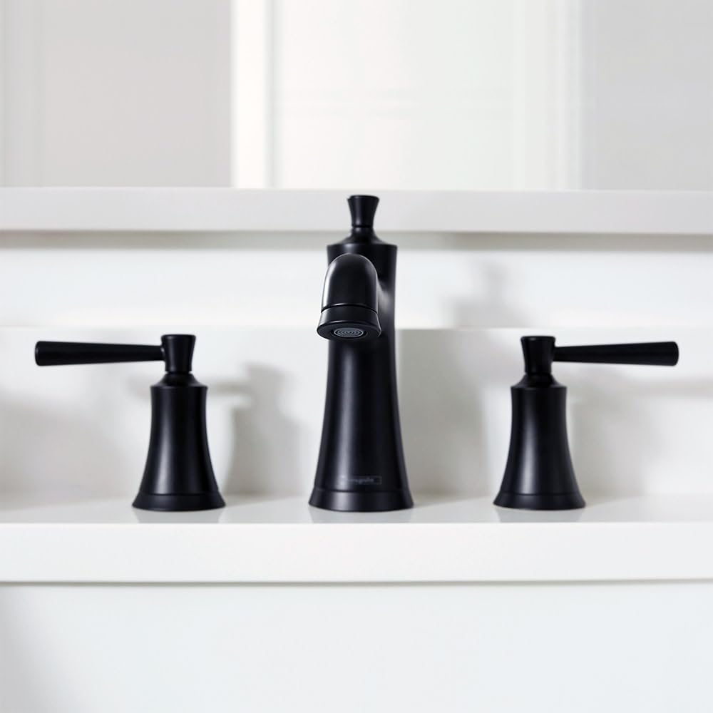 Open Box - Hansgrohe Joleena Widespread Faucet 100 with Pop-Up Drain 1.2 GPM in Brushed Nickel