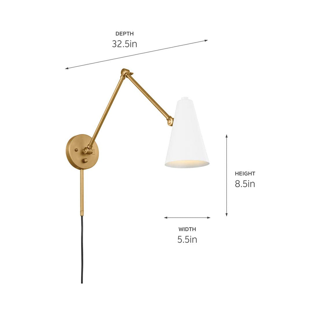 Open Box - Kichler 52486NBRW - Wall Sconces Indoor Lighting