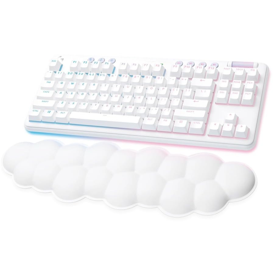 Refurbished - G715 Wireless Gaming Keyboard-OFF WHITE-US-2.4GHZ/BT-TACTILE 920-010453