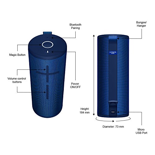 Open Box -  Ultimate Ears Boom 3 Bluetooth Speaker - Blue - 984-001350 Ultimate EarsBullseye Deals