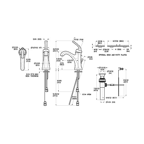 Open Box - Pfister LG42-DE0Y Arterra Single Hole Bathroom Faucet with Metal Pop