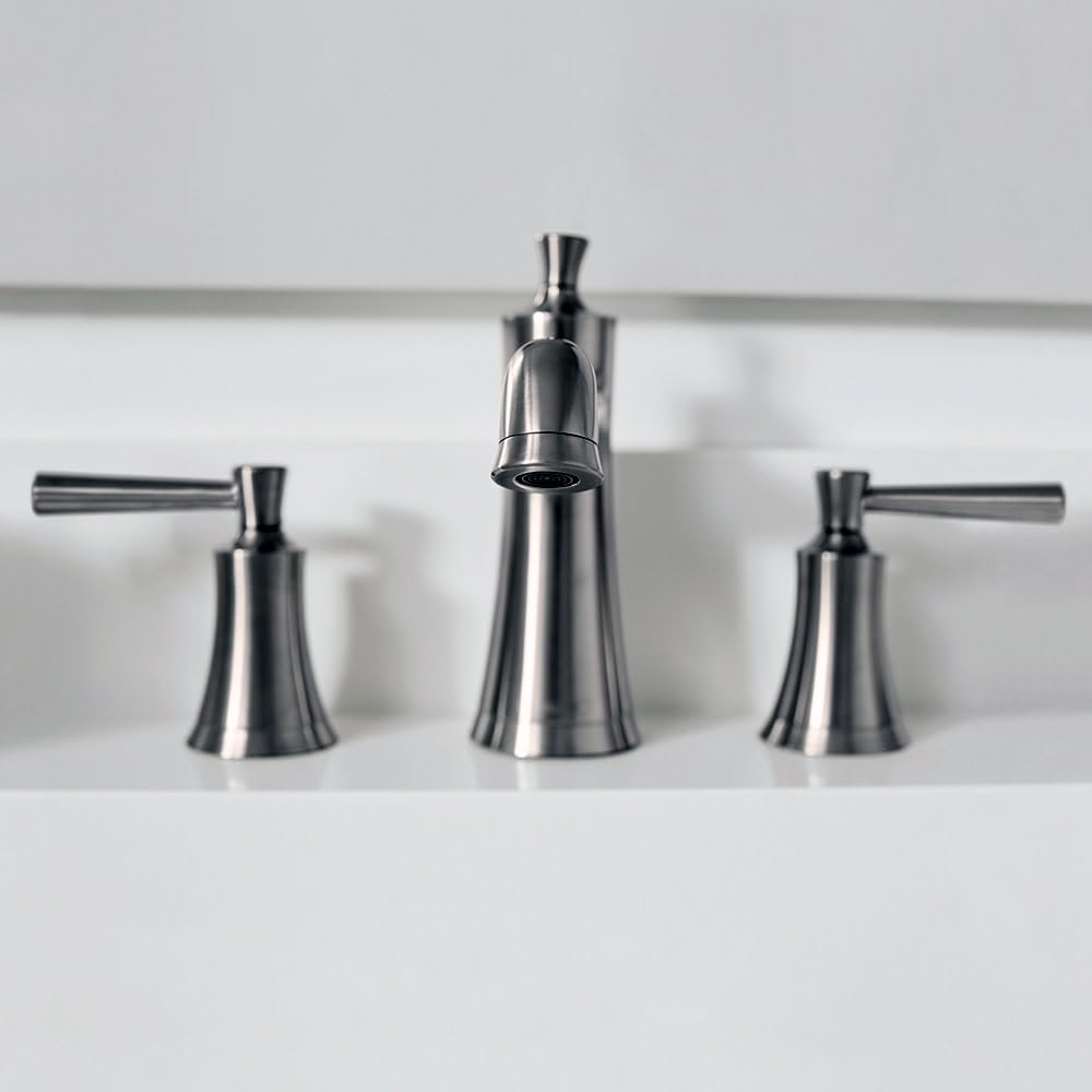 Open Box - Hansgrohe Joleena Widespread Faucet 100 with Pop-Up Drain 1.2 GPM in Brushed Nickel