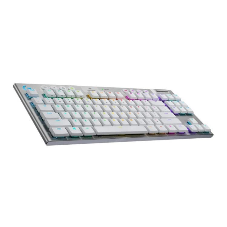 Refurbished - G915 TKL Tenkeyless LIGHTSPEED Wireless RGB Mechanical Gaming Keyboard - GL Tactile-WHITE-US-2.4GHZ/ 920-009660