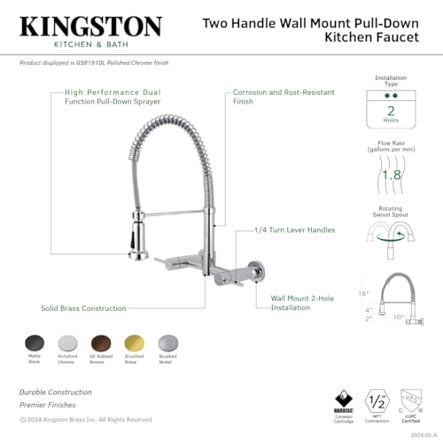 Open Box - Kingston Brass GS8181DL - Kitchen Faucet