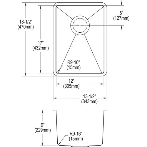 Open Box - Elkay ECTRU12179T - Bar Sink Fixture ElkayBullseye Deals