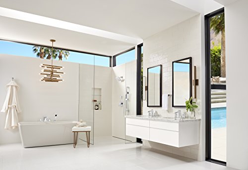 Open Box - Pfister LG49-DF2C Kenzo Widespread Bathroom Faucet with Metal Pop-Up Assembly