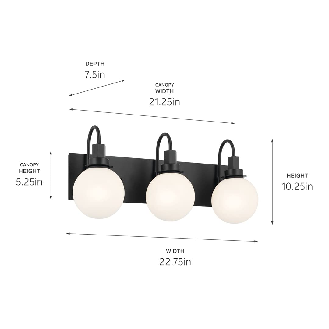 Open Box - Kichler 55151BK - Bathroom Fixtures Indoor Lighting