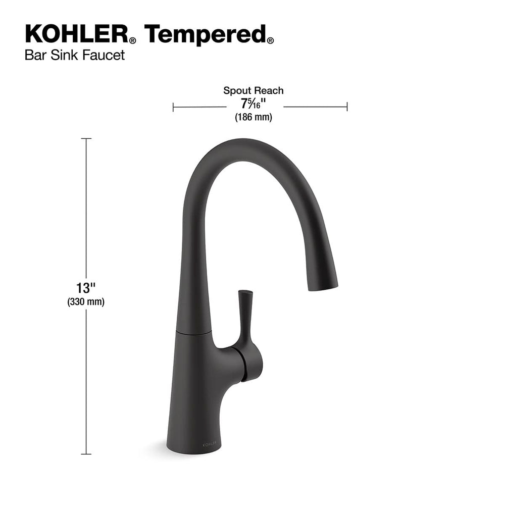 Open Box - Kohler K-24663-2MB - Bar Faucet