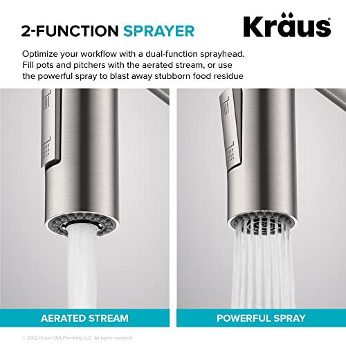 Open Box - Kraus KSF-2631MB - Kitchen Faucet