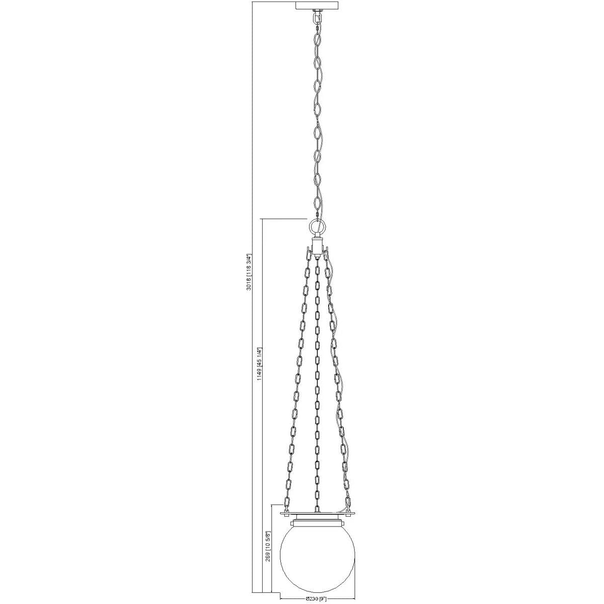 Open Box - Z-Lite 7505P9-HBR - Pendants Indoor Lighting