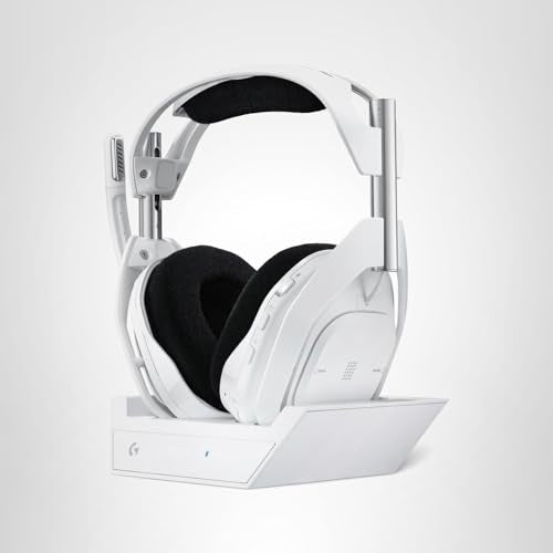 Open Box -  A50 X LIGHTSPEED Wireless Gaming Headset + Base Station-WHITE-2.4GHZ-PLUGA-AMR-403