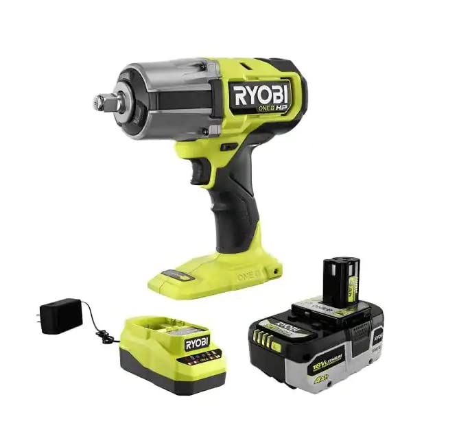 Open Box -  RYOBI ONE+ 18V Brushless Cordless 4-Mode 1/2 in. Impact Wrench Kit with 4.0 Battery and Charger RYOBIBullseye Deals