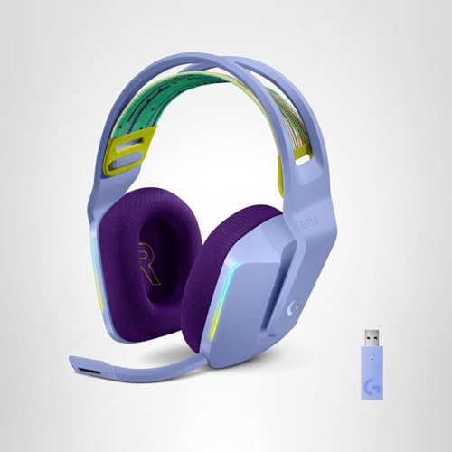 Refurbished - HEADSET PC-G733 LIGHTSPEED Wireless RGB Gaming Headset-LILAC-2.4GHZ- 981-000889