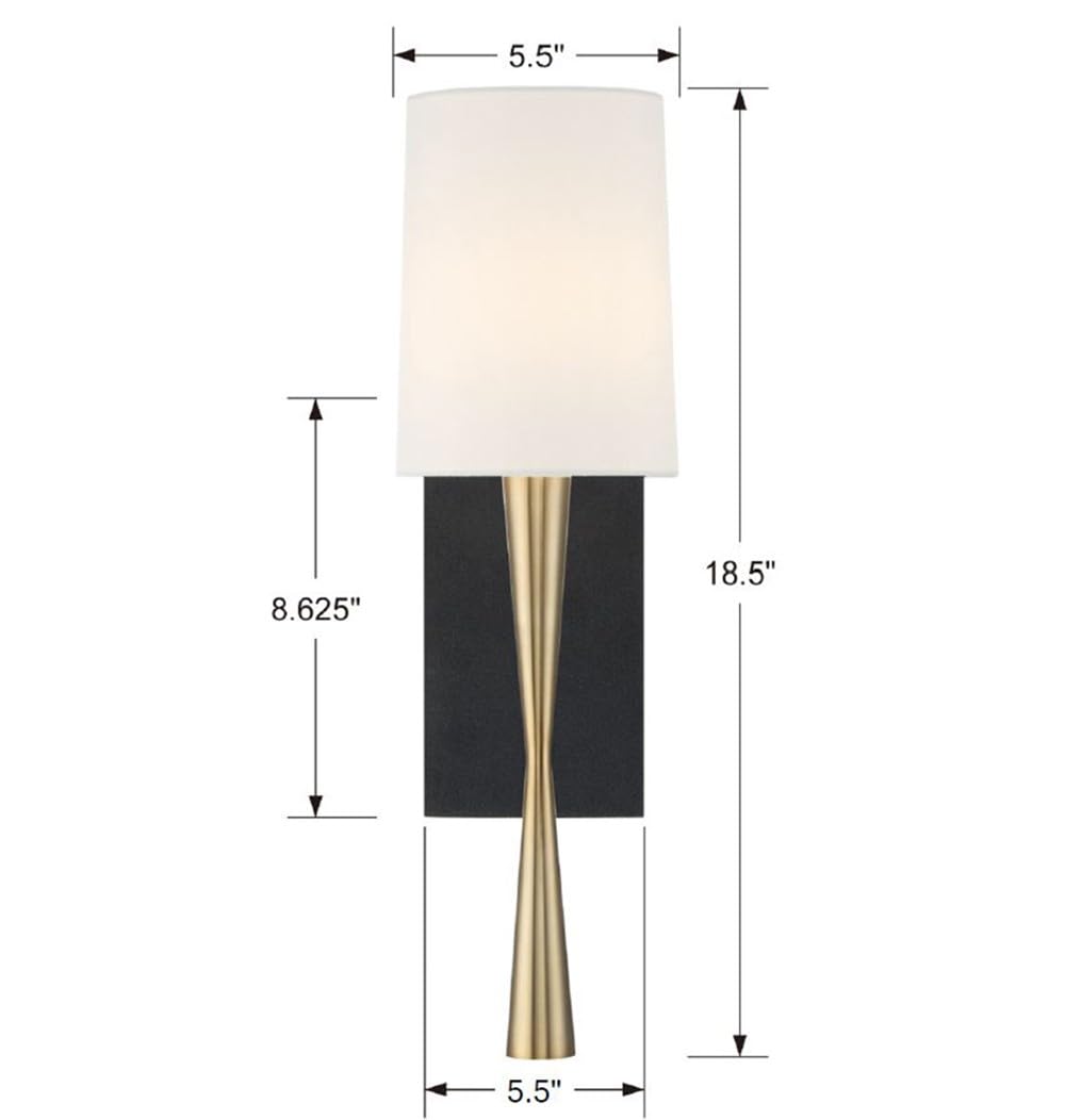 Open Box - Crystorama Lighting Group TRE-221-AG-BF - Wall Sconces Indoor Lighting