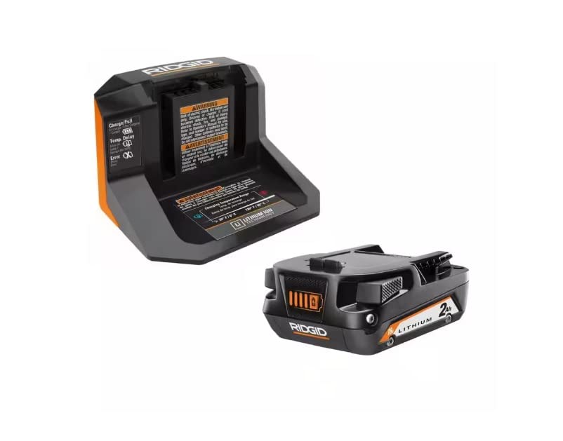 Open Box -  RIDGID 18-Volt Lithium-Ion 2.0 Ah Battery Starter Kit RIDGIDBullseye Deals