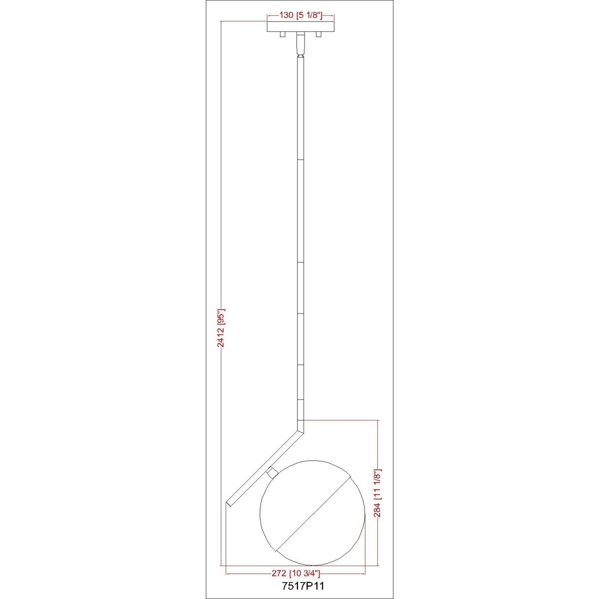 Open Box - Z-Lite 7517P11-BN - Pendants Indoor Lighting