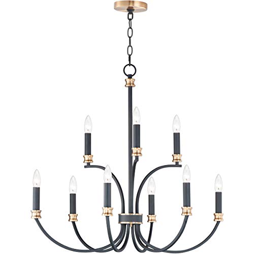 Open Box - Maxim 11377BKAB - Chandeliers Indoor Lighting