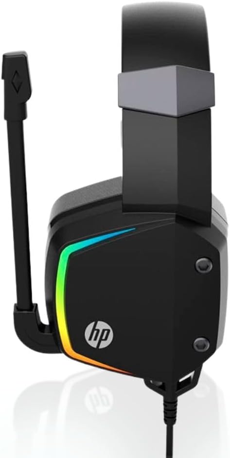 HP H320 USB 3.5mm Wired 7.1 Surround Sound Over Ear Gaming Headset Mic
