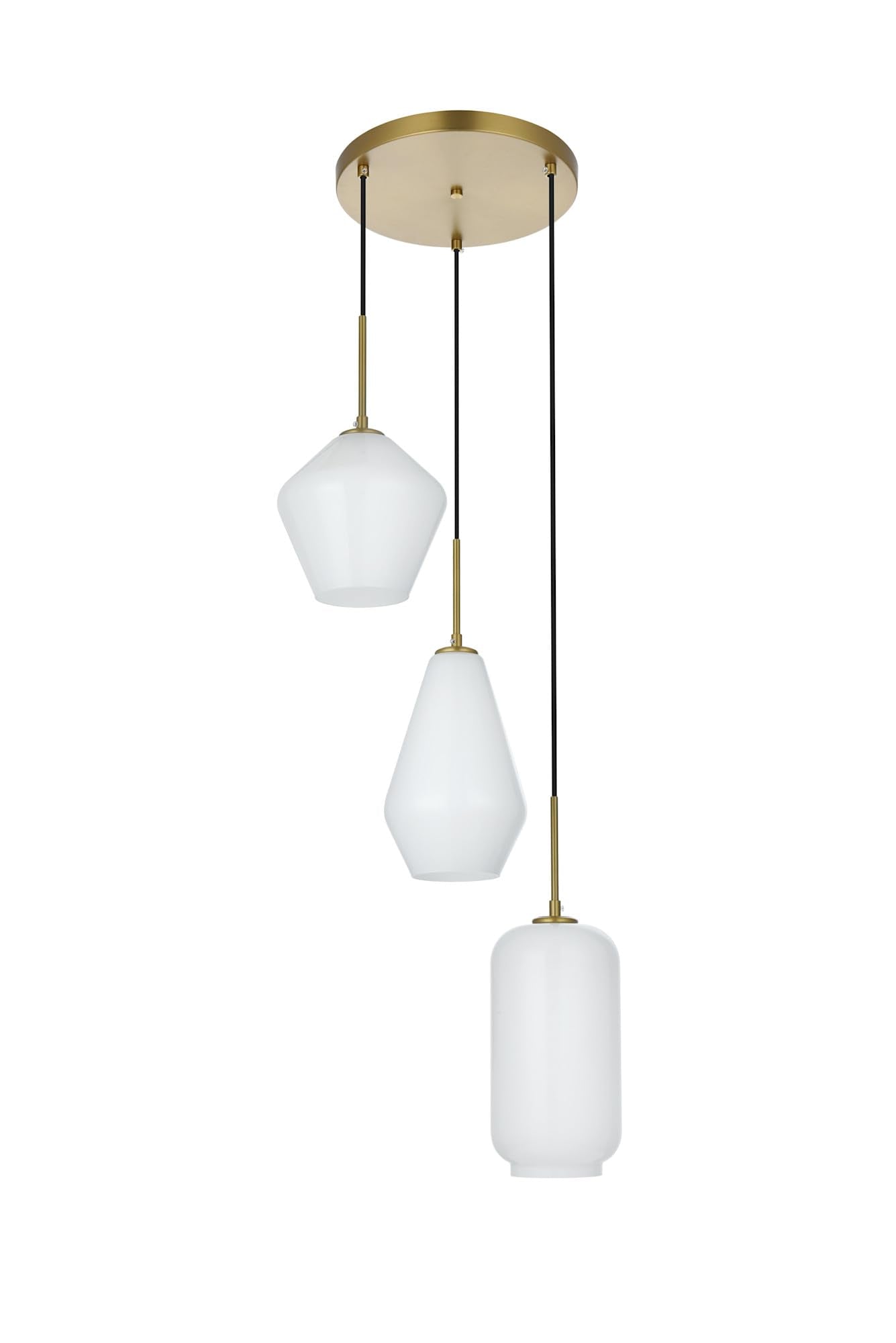 Open Box - Elegant Lighting LD2269BK - Pendants Indoor Lighting