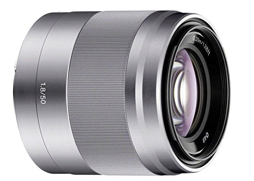 Certified Refurbished - Sony 50mm f/1.8 Mid-Range Lens for Sony E Mount Nex Cameras
