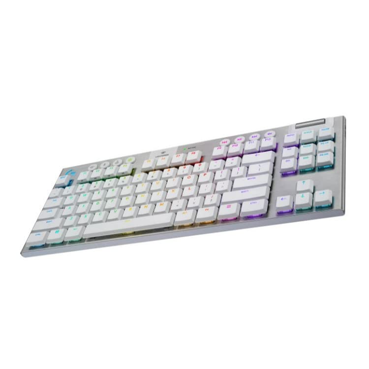 Refurbished - G915 TKL Tenkeyless LIGHTSPEED Wireless RGB Mechanical Gaming Keyboard - GL Tactile-WHITE-US-2.4GHZ/ 920-009660