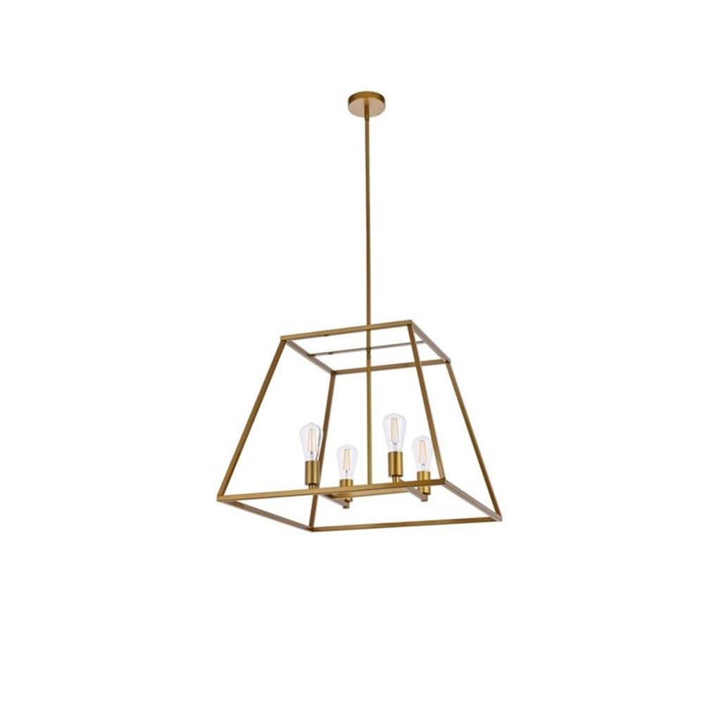 Open Box - Elegant Lighting LD720D24BR - Chandeliers Indoor Lighting
