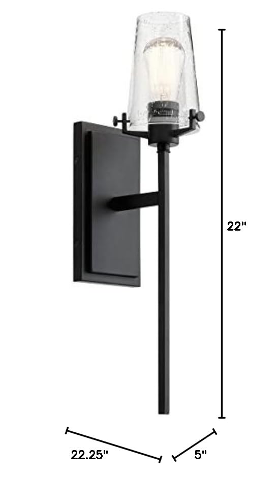 Open Box - Kichler 45295BK - Wall Sconces Indoor Lighting