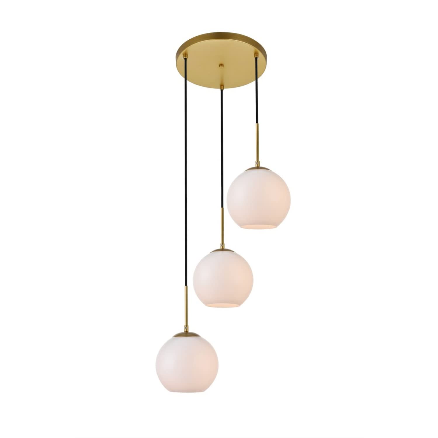 Open Box - Elegant Lighting LD2209BR - Pendants Indoor Lighting