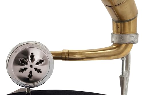 Open Box -  DecMode 28 H  18 W Wood Vintage Gramophone  Copper  1 - Piece DecModeBullseye Deals