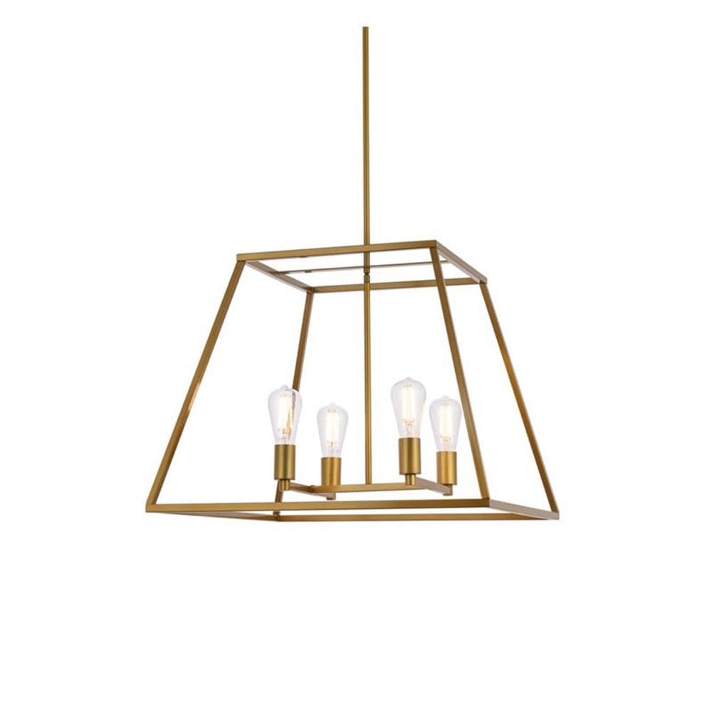Open Box - Elegant Lighting LD720D24BR - Chandeliers Indoor Lighting