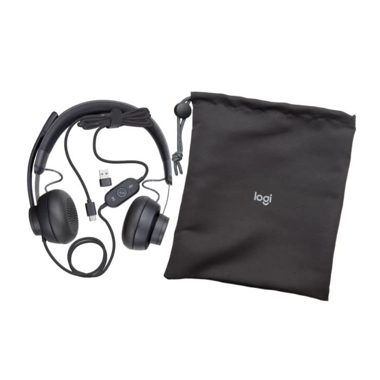 Refurbished - HEADSET-LOGI ZONE 750-GRAPHITE M/N A00100-USB-UC CORDED WO TEAMS  AMAZON 981-001103