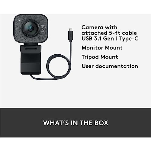 Refurbished - STREAMCAMPLUS WEBCAM GRAPHITE 097855153210