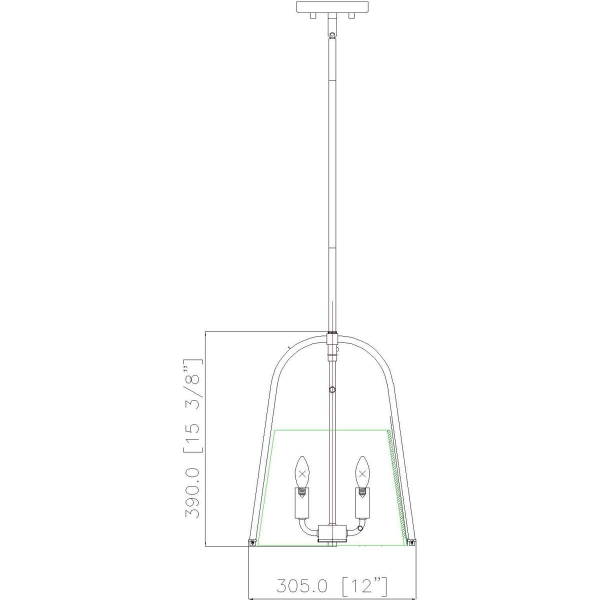 Open Box - Z-Lite 3041P12-MGLD - Pendants Indoor Lighting