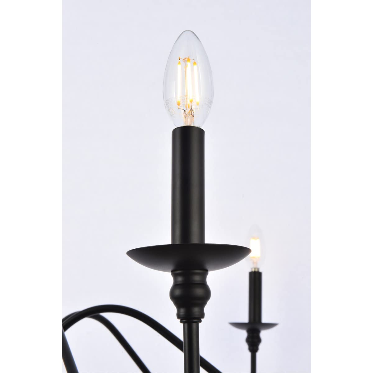 Open Box - Elegant Lighting LD5056D30MB - Chandeliers Indoor Lighting