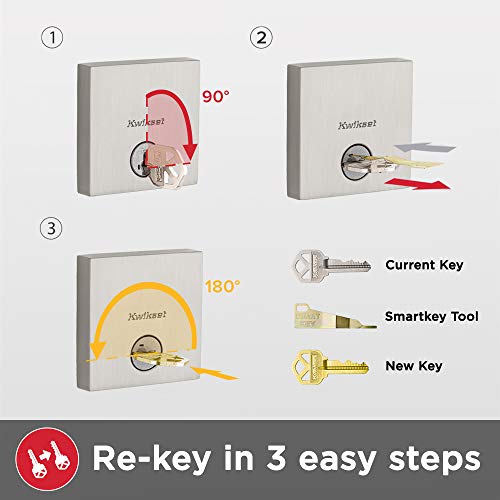 Open Box - Kwikset 818SCELIP-514S - Keyed Entry Handleset KwiksetBullseye Deals