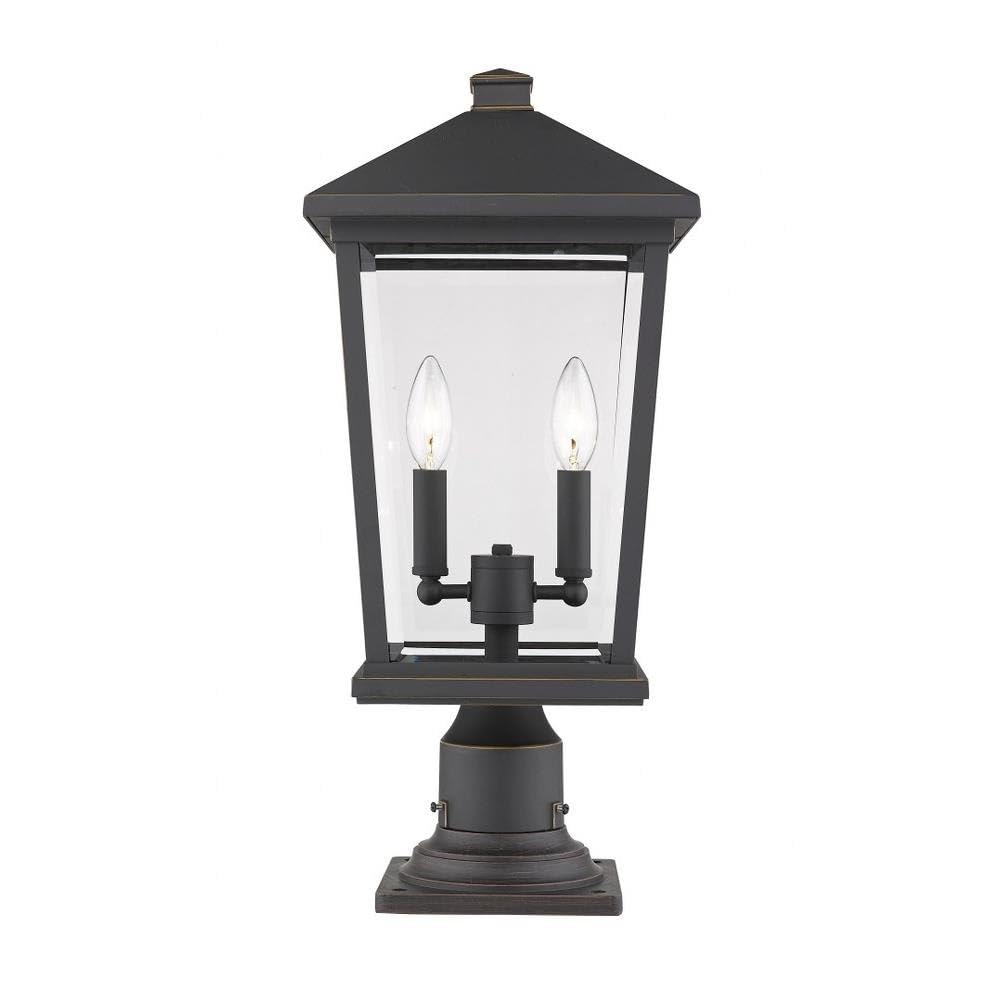 Open Box - Z-Lite 568PHBR-533PM-ORB - Post Lights Outdoor Lighting