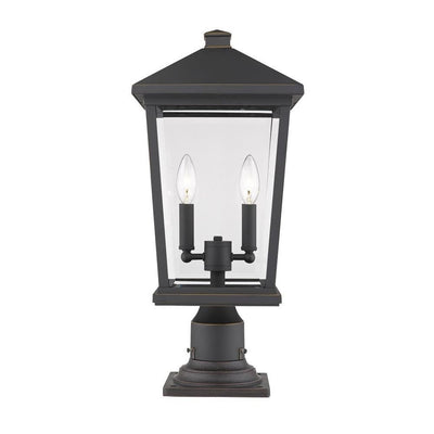 Open Box - Z-Lite 568PHBR-533PM-ORB - Post Lights Outdoor Lighting