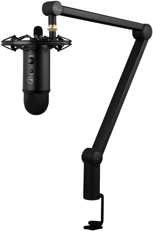 Refurbished - Blue Microphones 274 Yeticaster Professional Broadcast Bundle with Yeti USB Microphone, Radius III Shockmount and Compass Boom Arm