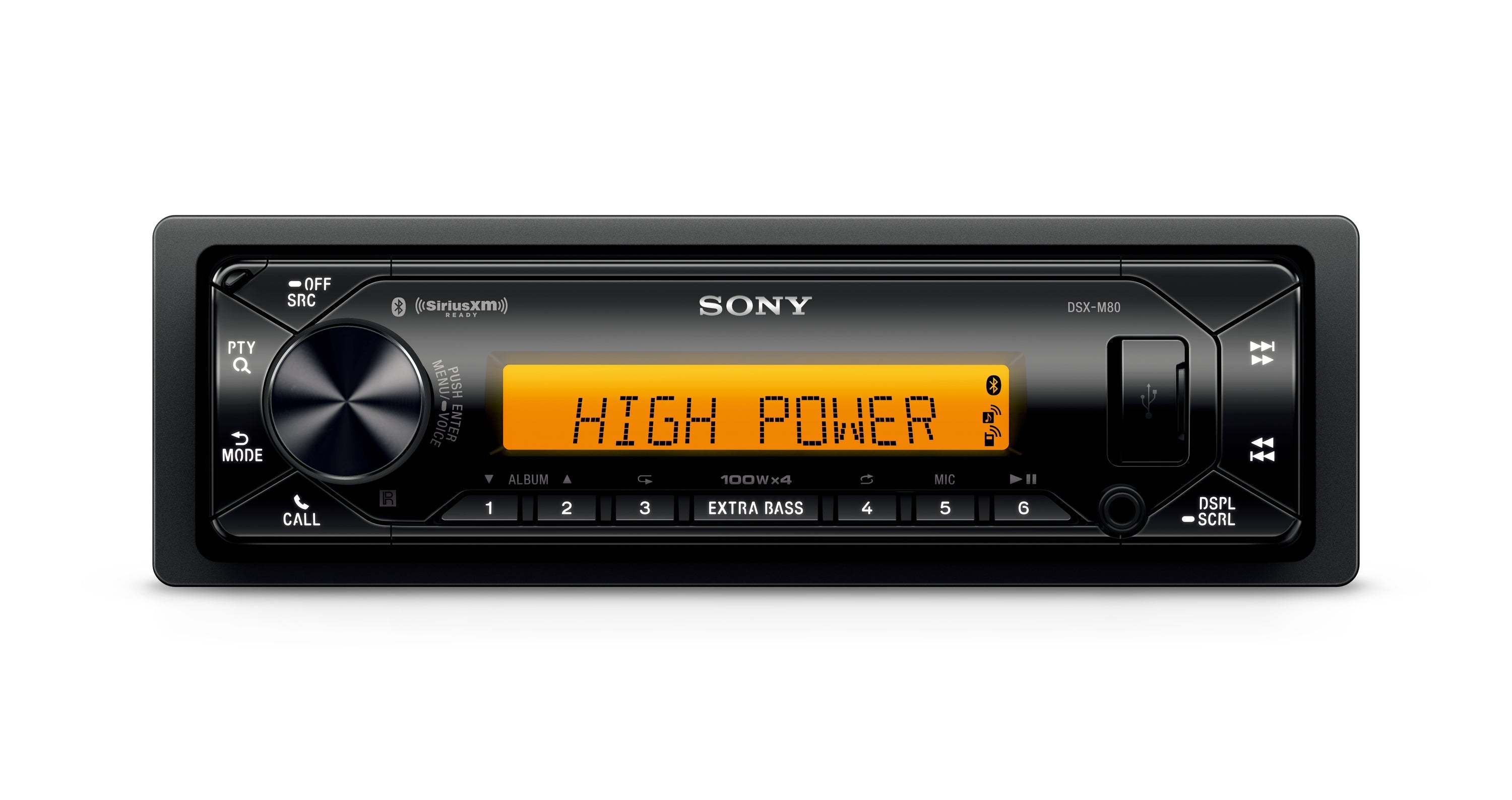 Certified Refurbished - Sony DSXM80 High Power Bluetooth Marine Receiver SonyBullseye Deals