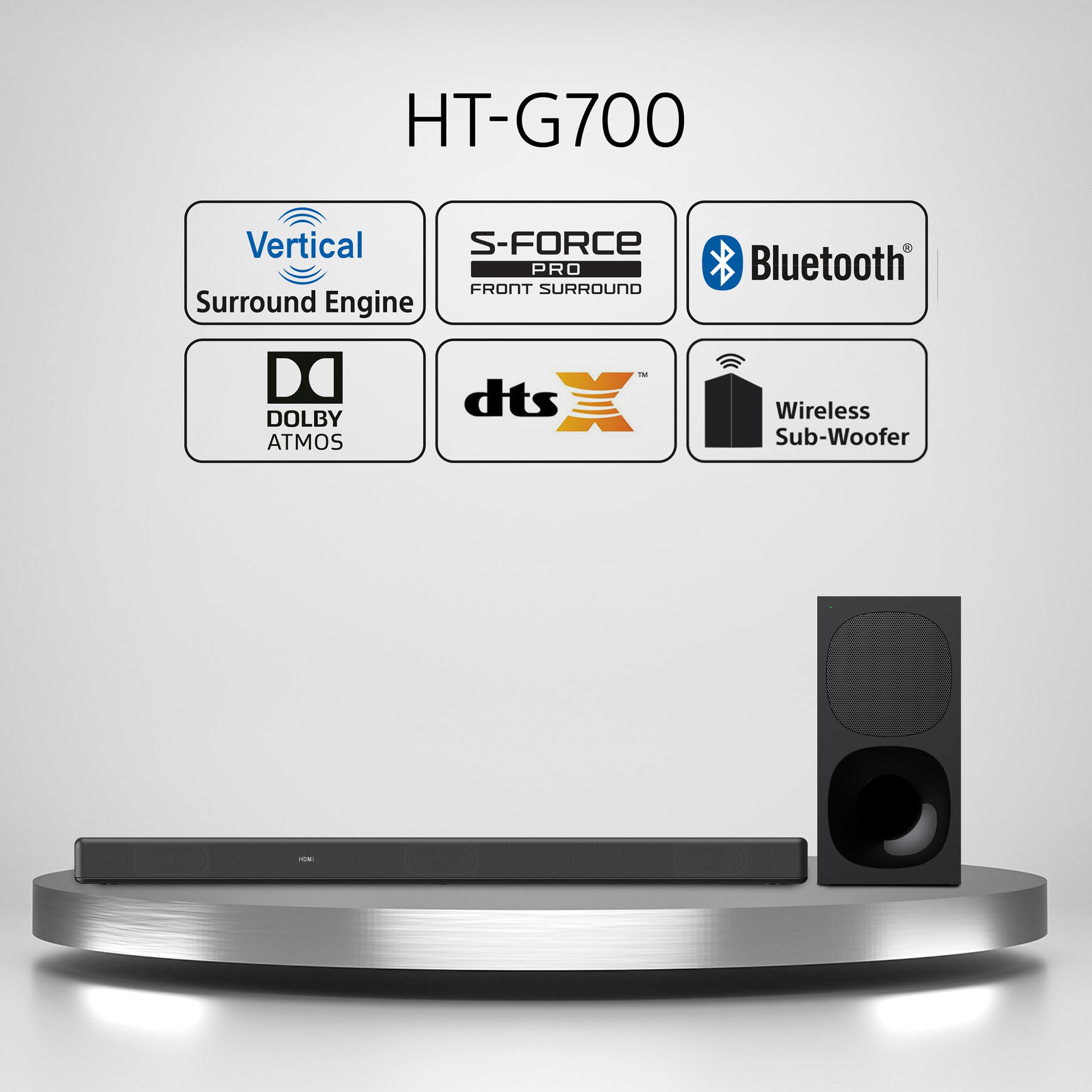 Certified Refurbished - Sony HTG700 3.1CH DOLBY ATMOS / DTS:X SOUNDBAR WITH BLUETOOTH SonyBullseye Deals