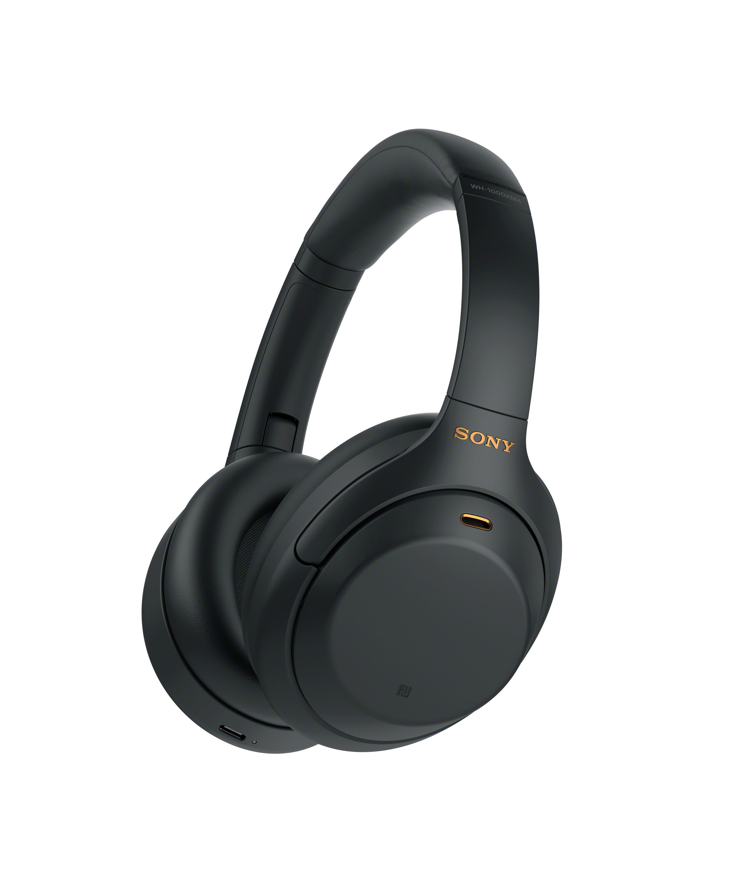 Certified Refurbished - Sony - WH-1000XM4 Wireless Noise-Cancelling Over-the-Ear Headphones - Black