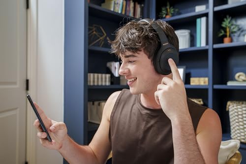 Certified Refurbished - Sony - WH-1000XM4 Wireless Noise-Cancelling Over-the-Ear Headphones - Black