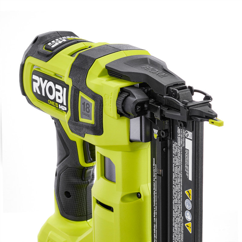 Open Box -  RYOBI ONE+ HP 18V 18-Gauge Brushless Cordless AirStrike Brad Nailer (Tool Only)