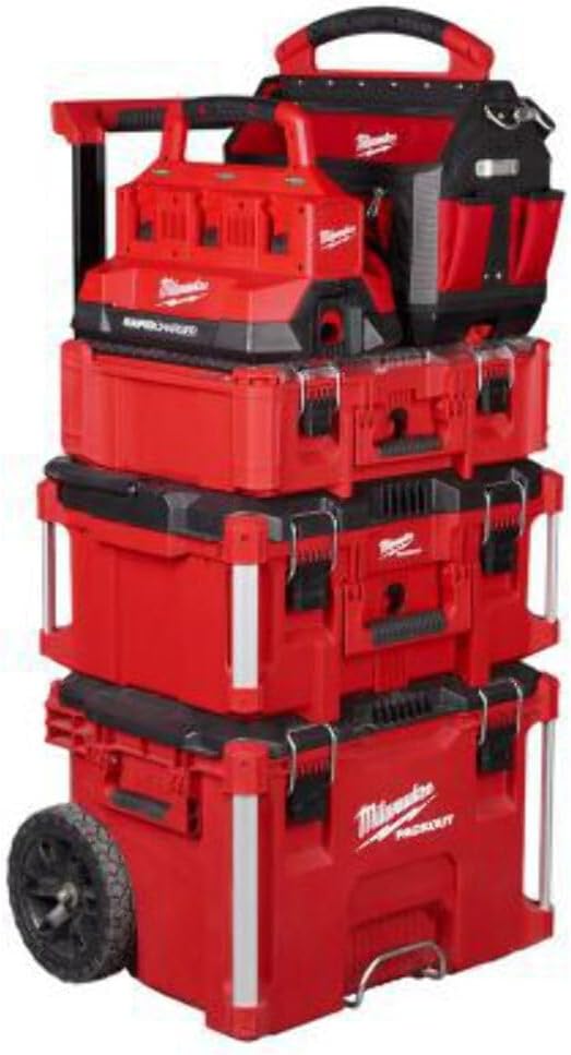 Open Box -  Milwaukee Tool M18 18V Lithium-Ion PACKOUT 6-Port Rapid Charger