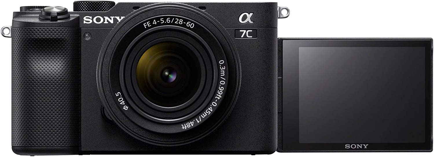 Certified Refurbished - Sony Alpha 7C Full-frame Compact Mirrorless Camera Kit -ILCE7CL/B, Black SonyBullseye Deals