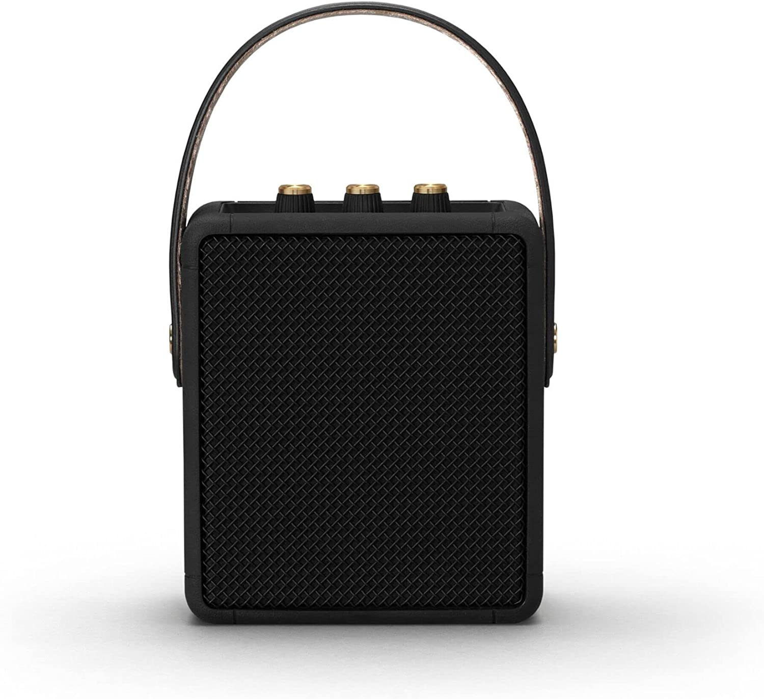 Certified Refurbished - Marshall Stockwell II Portable Bluetooth Speaker - Black and Brass MarshallBullseye Deals