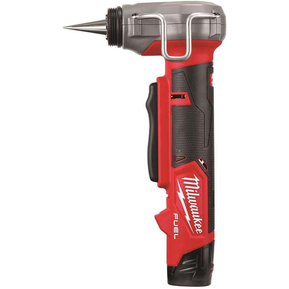 Open Box -  Milwaukee M12 12-Volt Lithium-Ion Cordless PEX Expansion Tool Kit with (2) 1.5 Ah Batteries, (3) Expansion Heads and Hard Case
