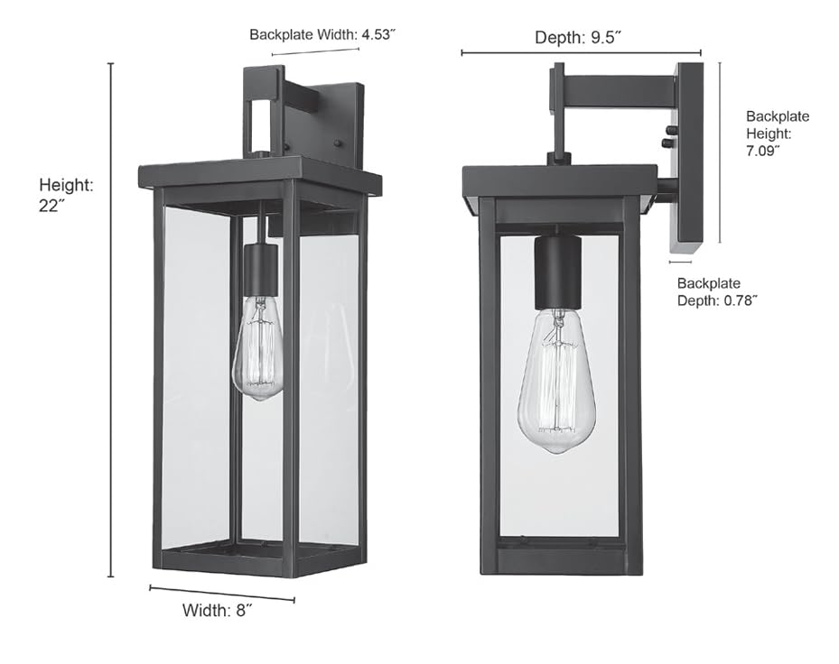 Open Box - Millennium Lighting 42602-PBZ - Wall Sconces Outdoor Lighting