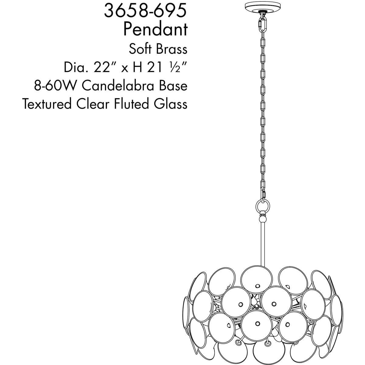 Open Box - Minka Lavery 3658-695 - Chandeliers Indoor Lighting
