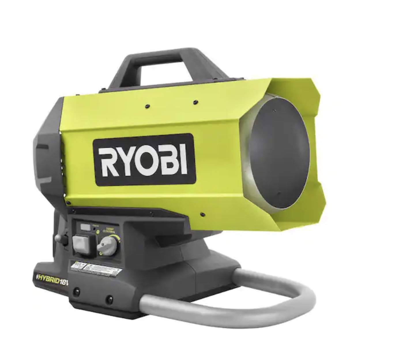 Open Box -  ONE+ 18V Cordless Hybrid Forced Air Propane Heater (Tool Only), RYOBI Green RYOBIBullseye Deals